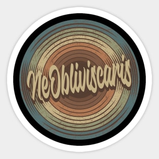 Ne Obliviscaris Vintage Vinyl Sticker